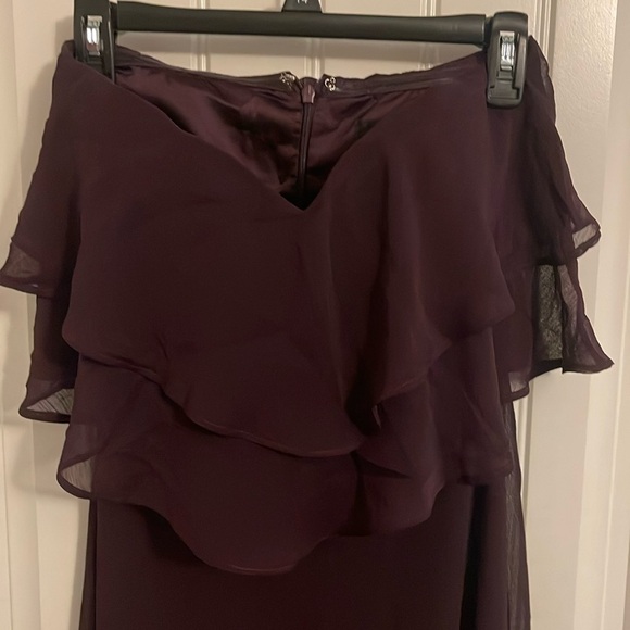 Lulus Devoted to Romance Dark‎ Purple Strapless Maxi Fairy Dress women’s size XS - Picture 2 of 9